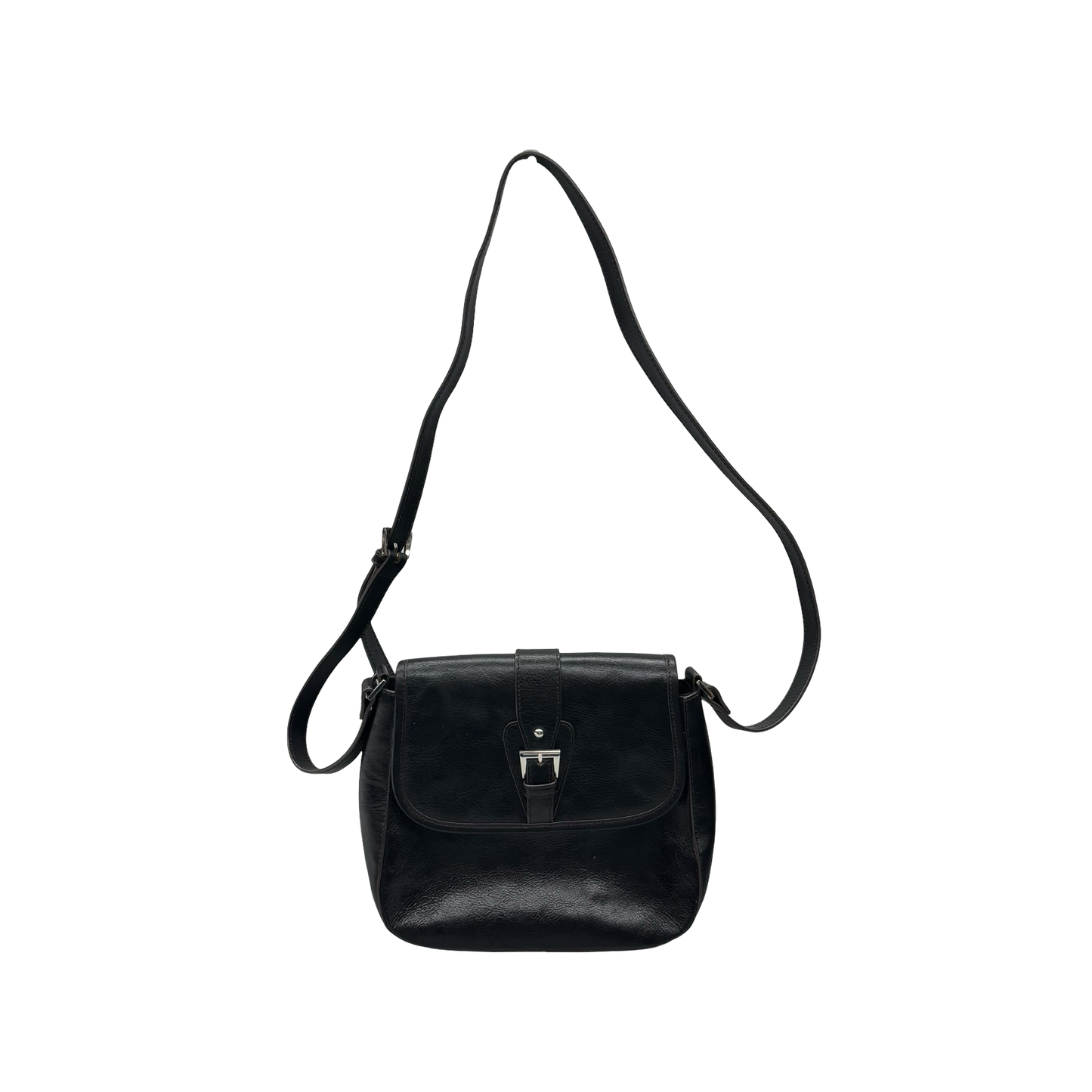 Crossbody Leather By Etienne Aigner In Black, Size:Small