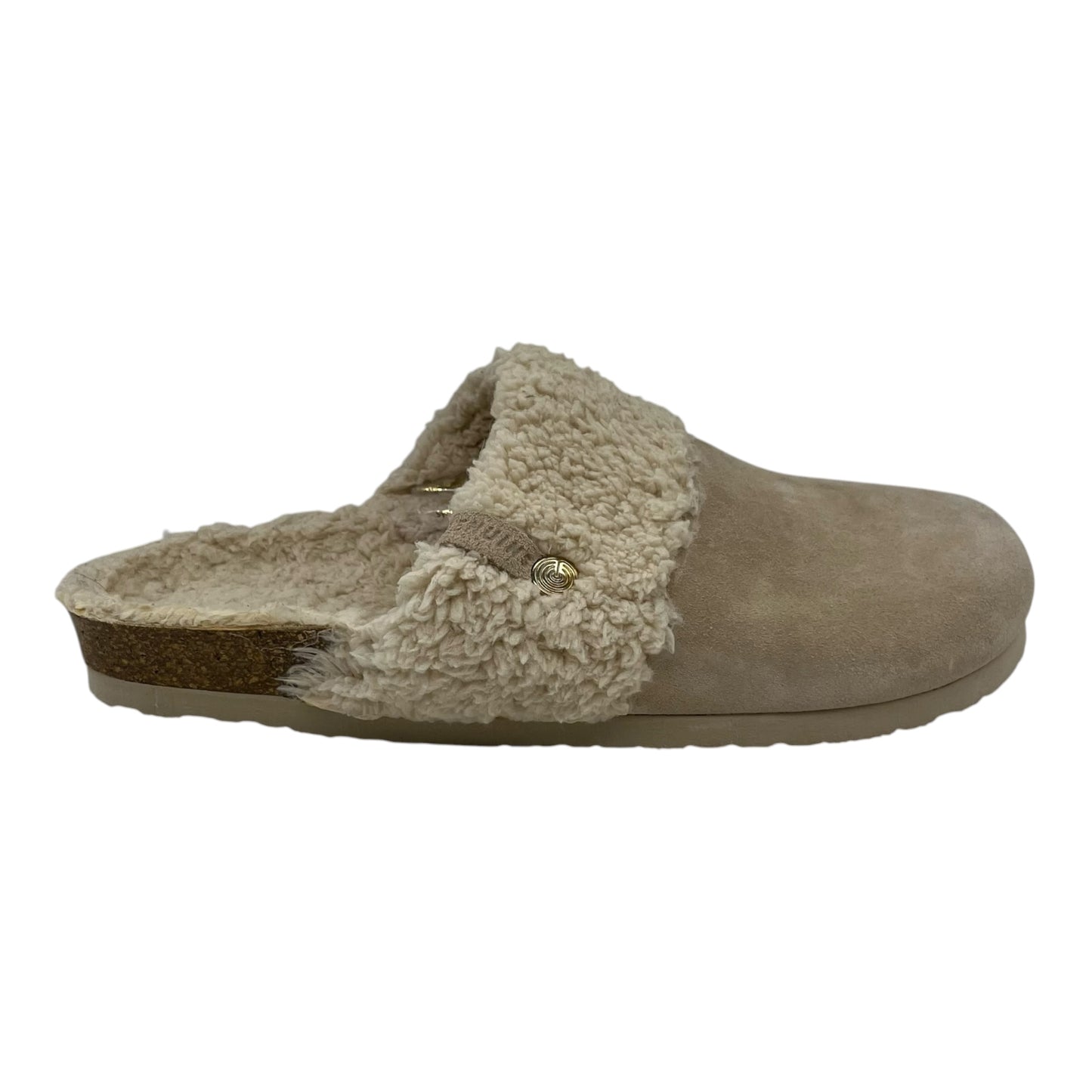 Shoes Flats By Clothes Mentor In Cream, Size:9