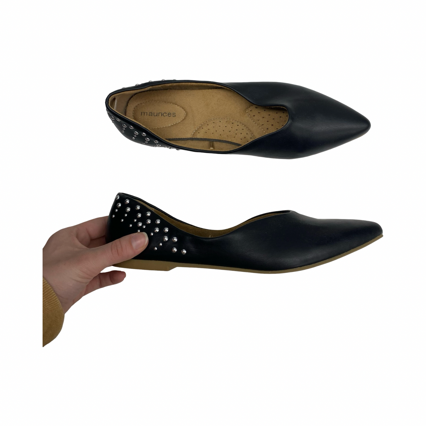 Shoes Flats By Maurices In Black, Size:8.5