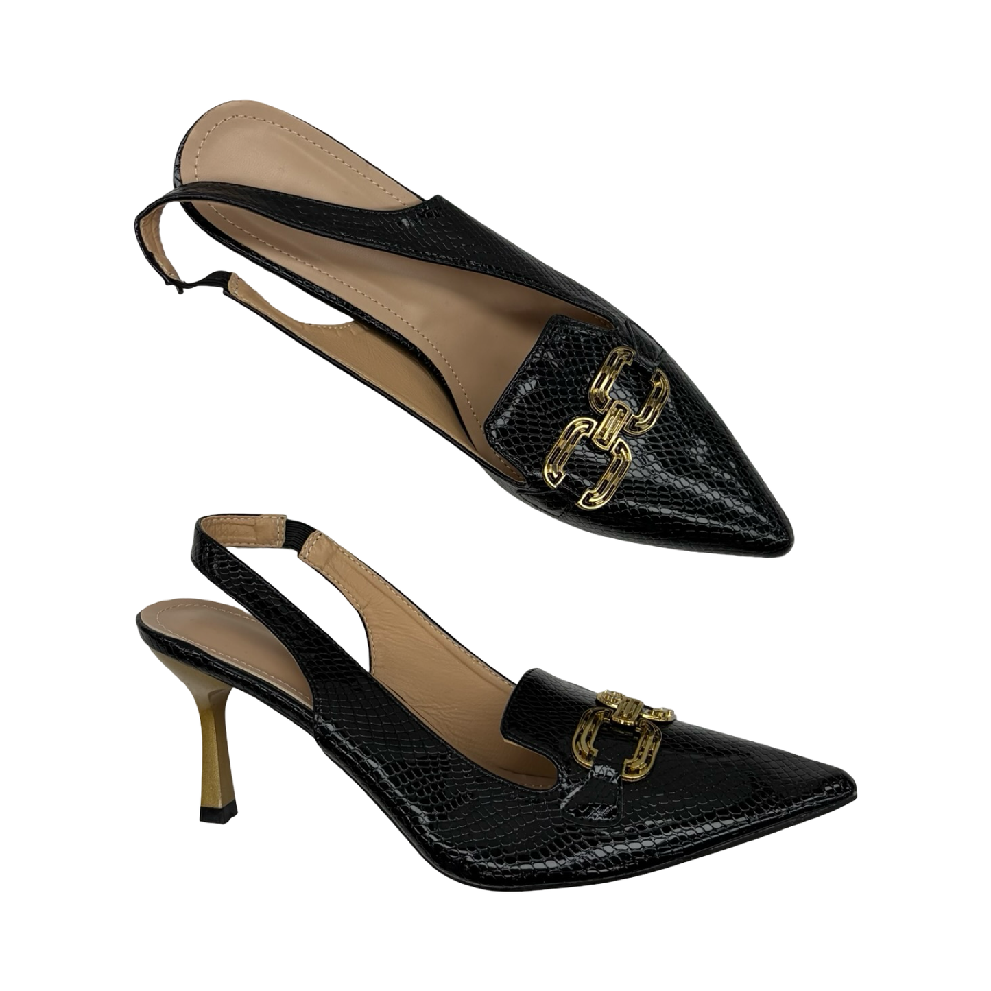 Shoes Heels Kitten By Clothes Mentor In Black, Size:11