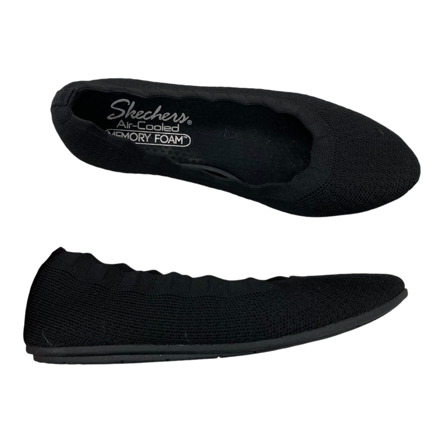 Shoes Flats By Skechers In Black, Size:6.5