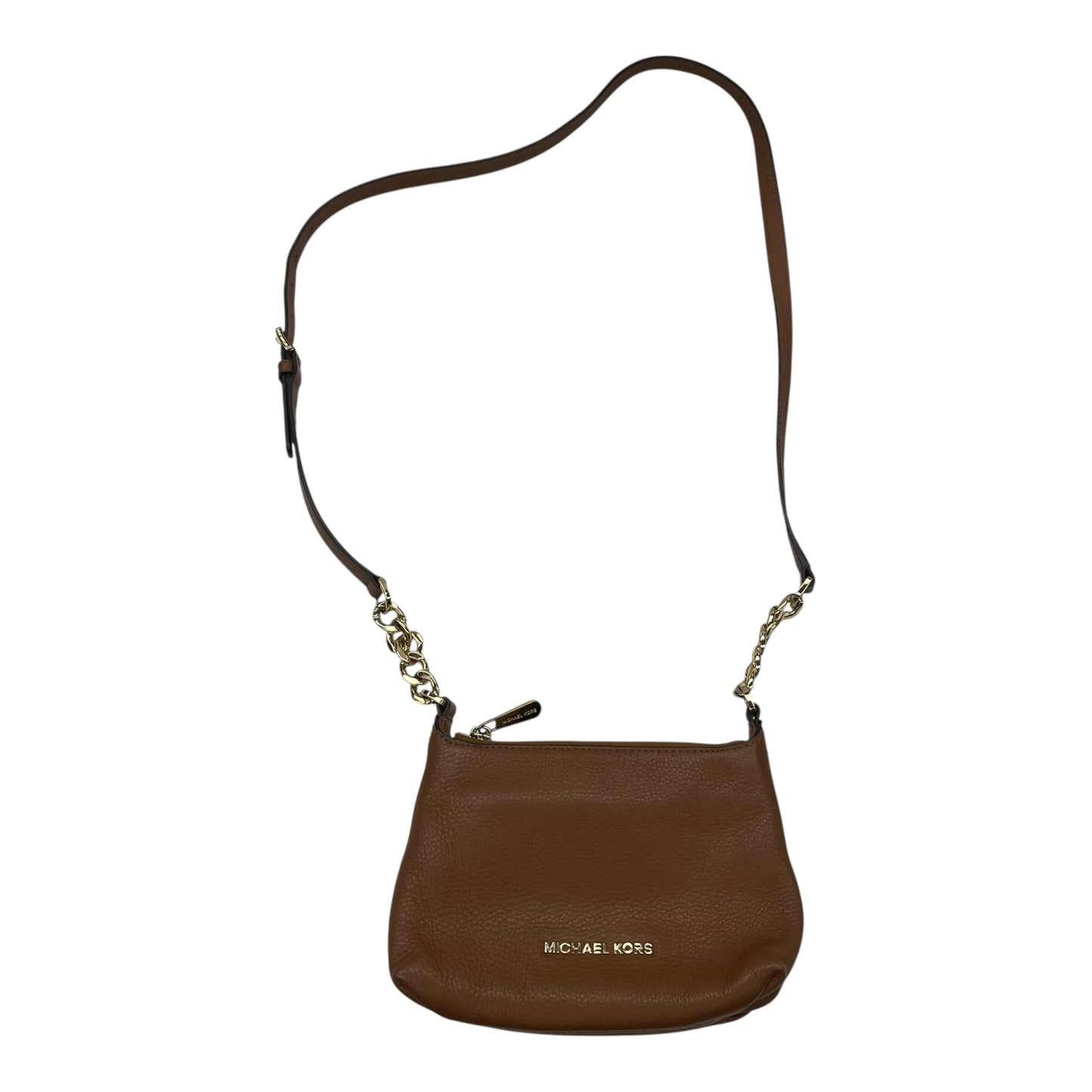 Crossbody Designer By Michael Kors In Brown, Size:Small