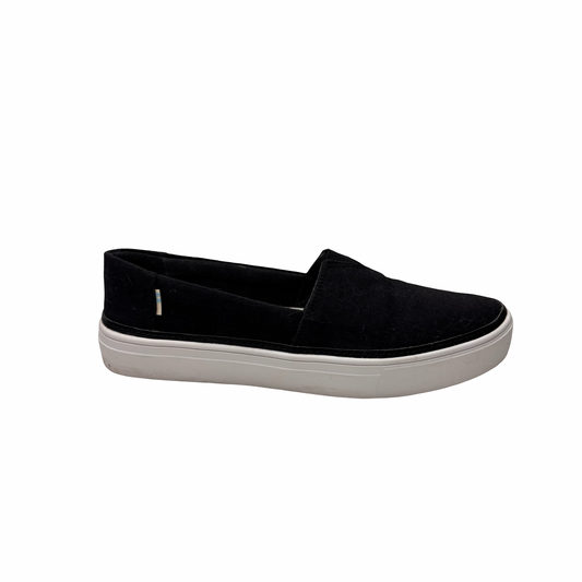 Shoes Flats By Toms In Black & White, Size:8