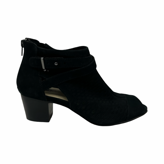 Sandals Heels Block By Earth In Black, Size:7.5