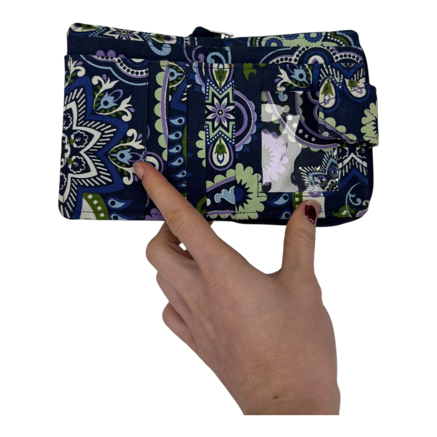 Wallet By Clothes Mentor In Blue, Size:Large