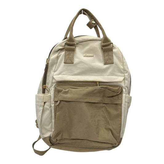 Backpack By Clothes Mentor In Cream, Size:Large