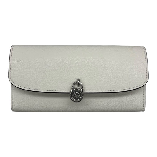 Wallet Designer By Michael Kors In White, Size:Large