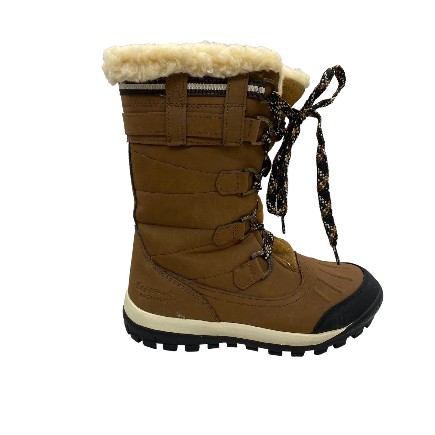 BROWN BOOTS SNOW by BEARPAW Size:9