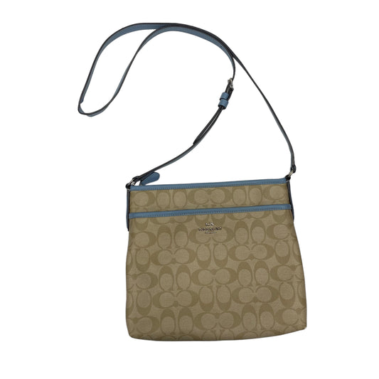 TAN CROSSBODY DESIGNER by COACH Size:MEDIUM