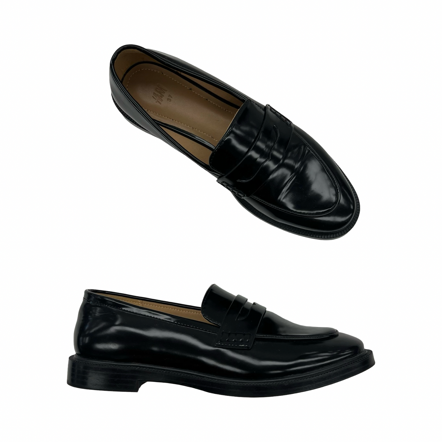 Shoes Flats By H&M In Black, Size:6