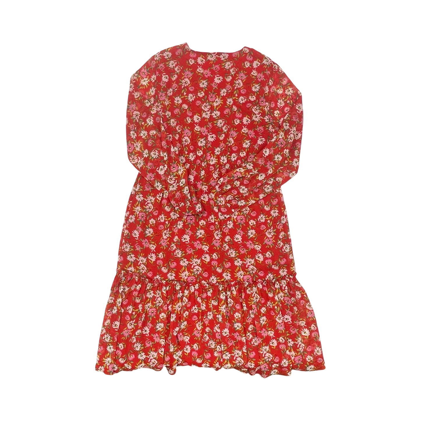 Dress Party Midi By Draper James In Red, Size:Xl