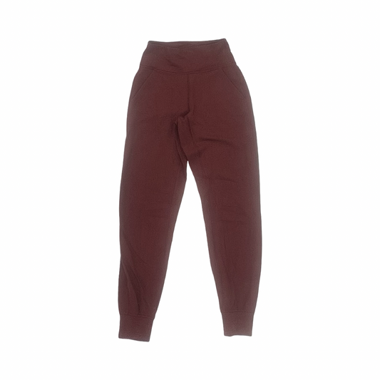 Athletic Leggings By Lululemon In Maroon, Size:2