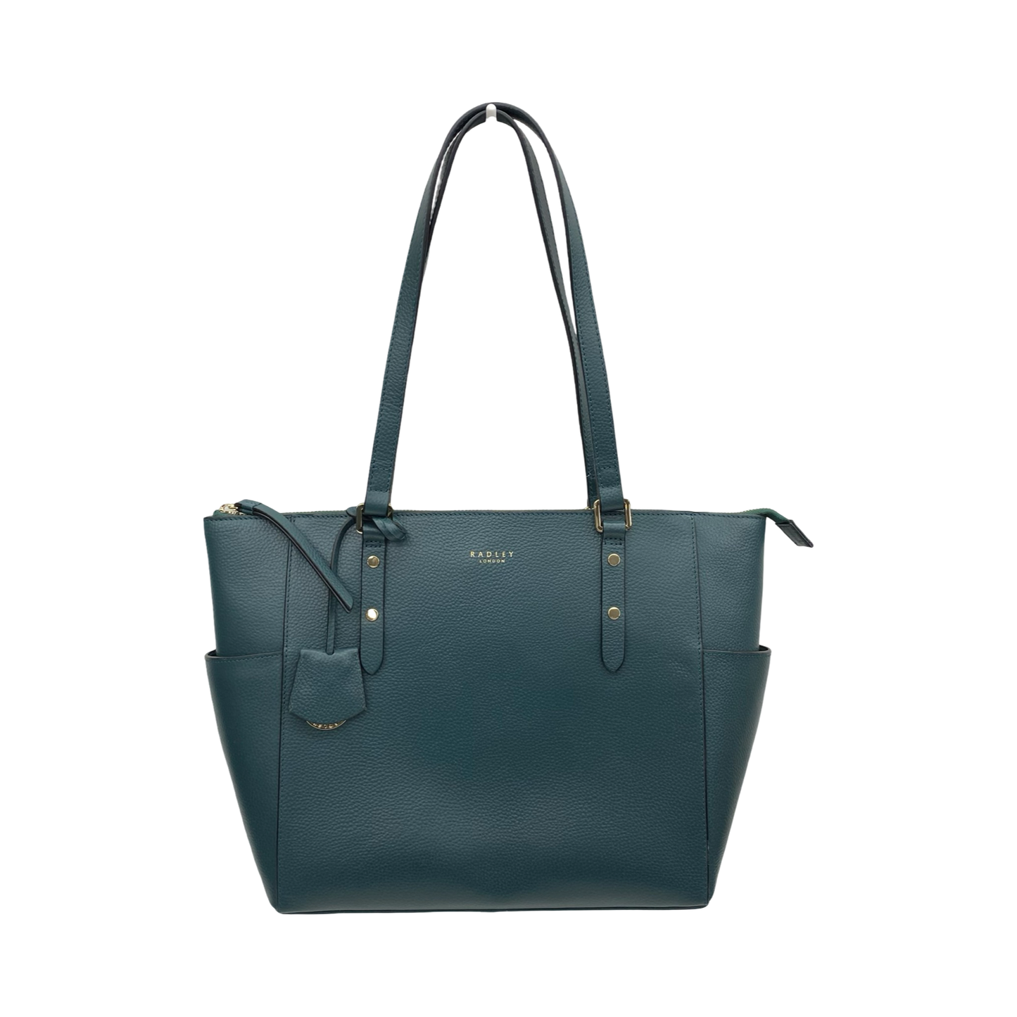 Handbag Leather By Radley London In Green, Size:Medium