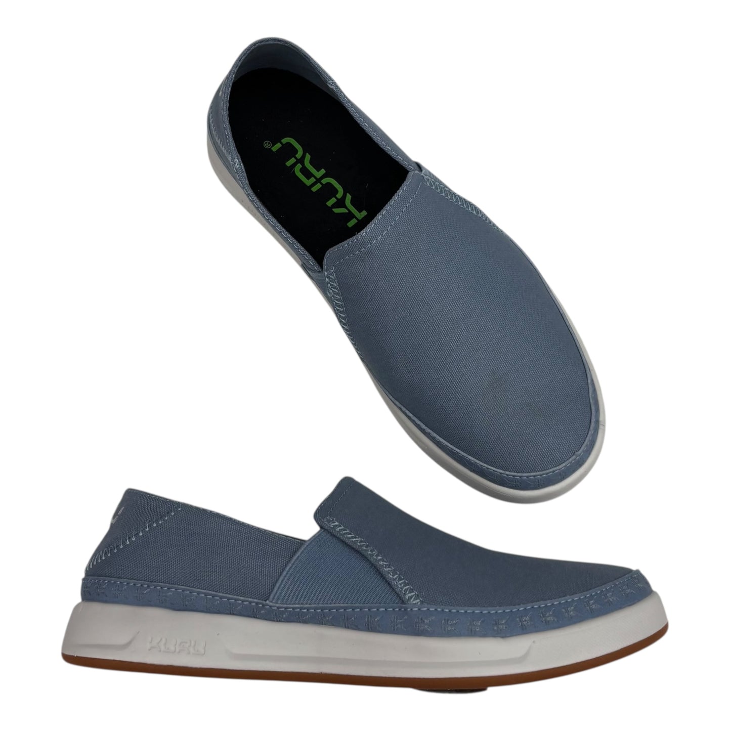 Shoes Flats By Clothes Mentor In Blue, Size:7