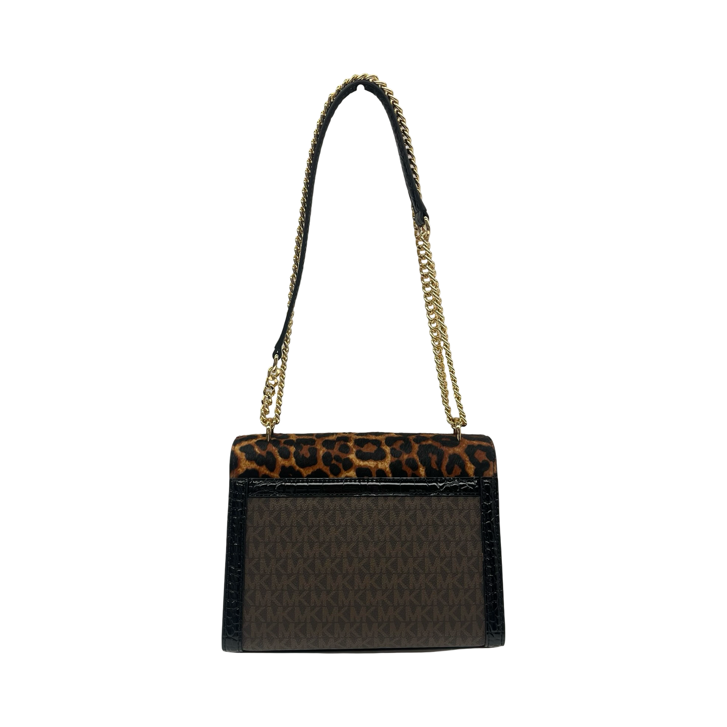 Crossbody Designer By Michael Kors In Animal Print, Size:Medium