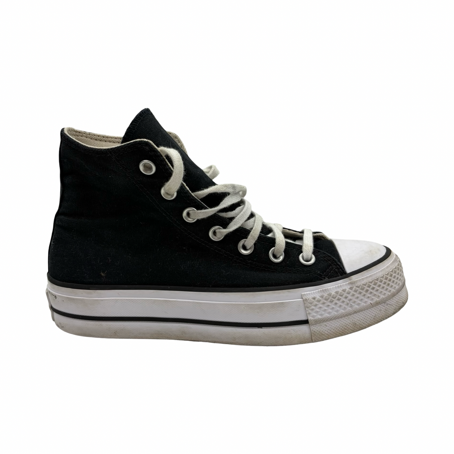 Shoes Sneakers Platform By Converse In Black, Size:7.5