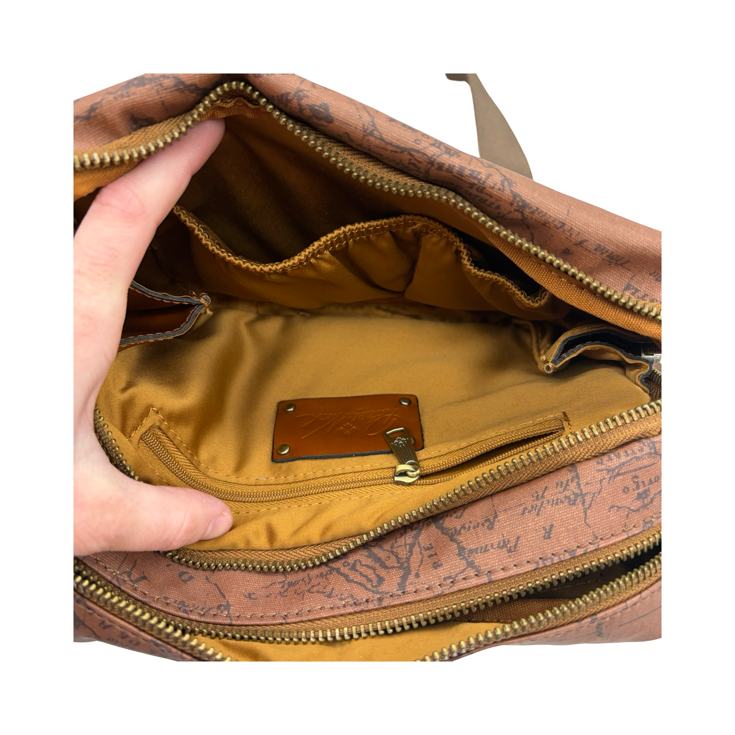 Crossbody Designer By Patricia Nash In Brown, Size:Medium