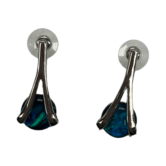 Earrings Dangle/Drop By Clothes Mentor In Teal