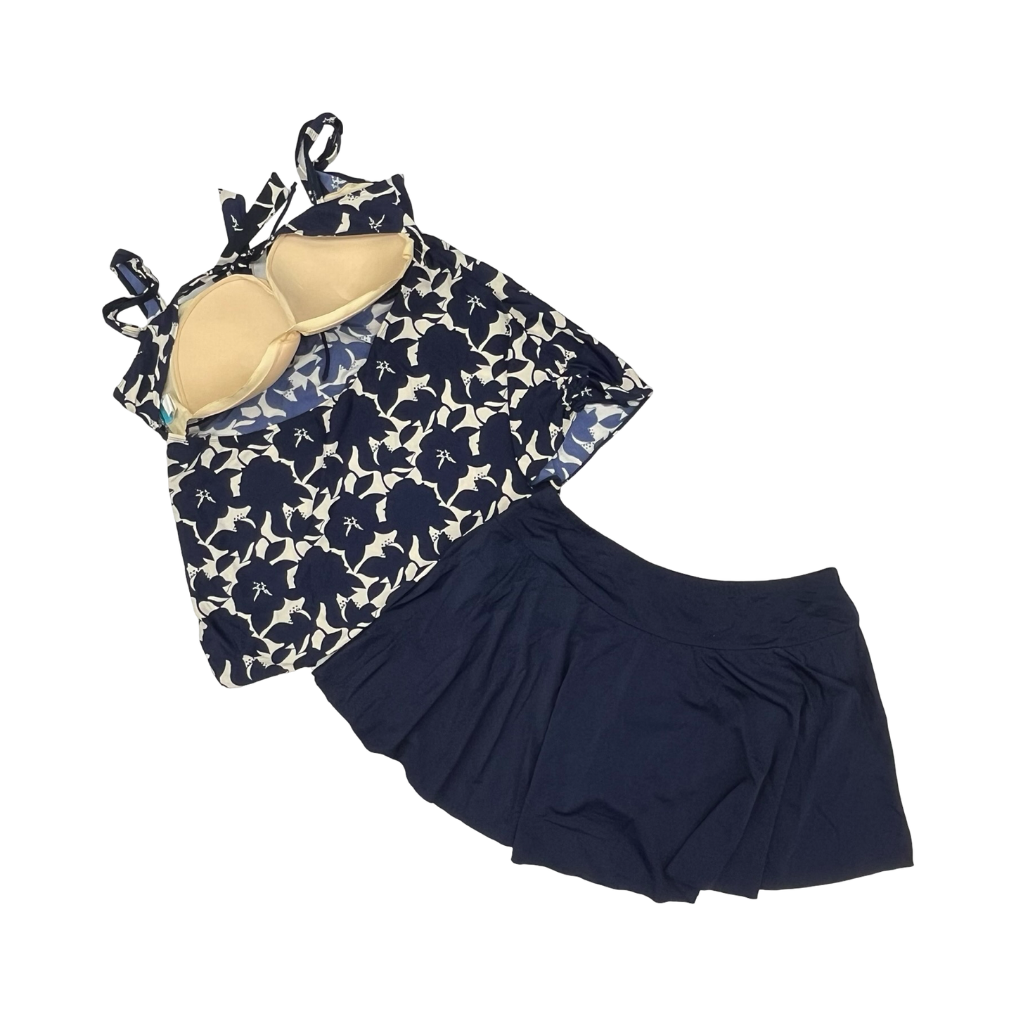 Swimsuit 2pc By Clothes Mentor In Navy, Size: 26
