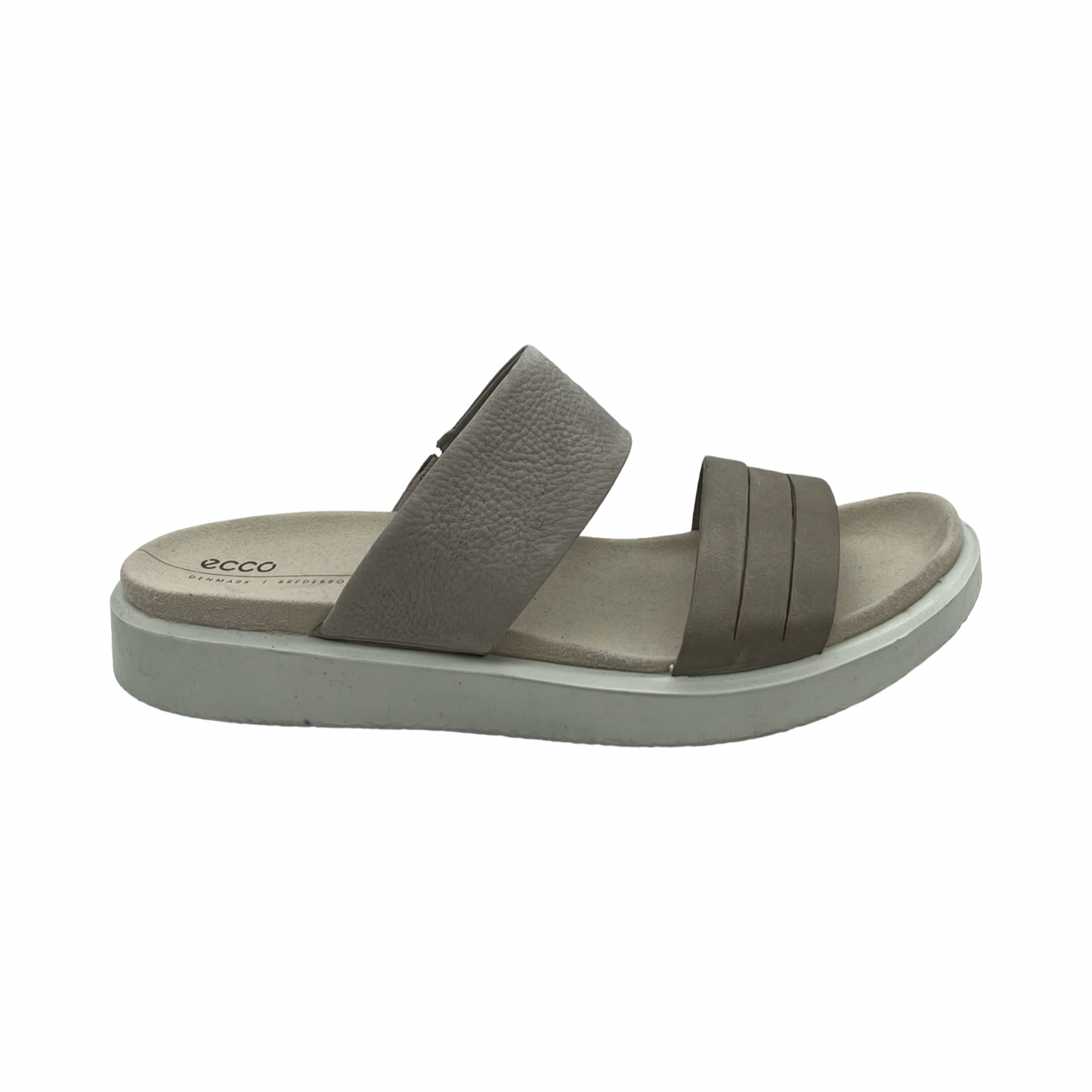 Sandals Flats By Ecco In Tan, Size:7