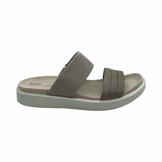 Sandals Flats By Ecco In Tan, Size:7