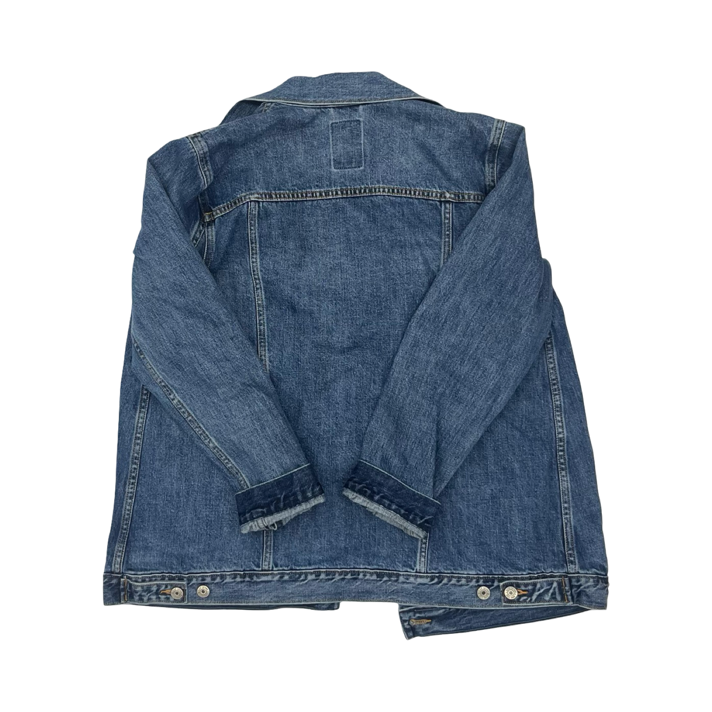 Jacket Denim By Gap In Blue Denim, Size:M