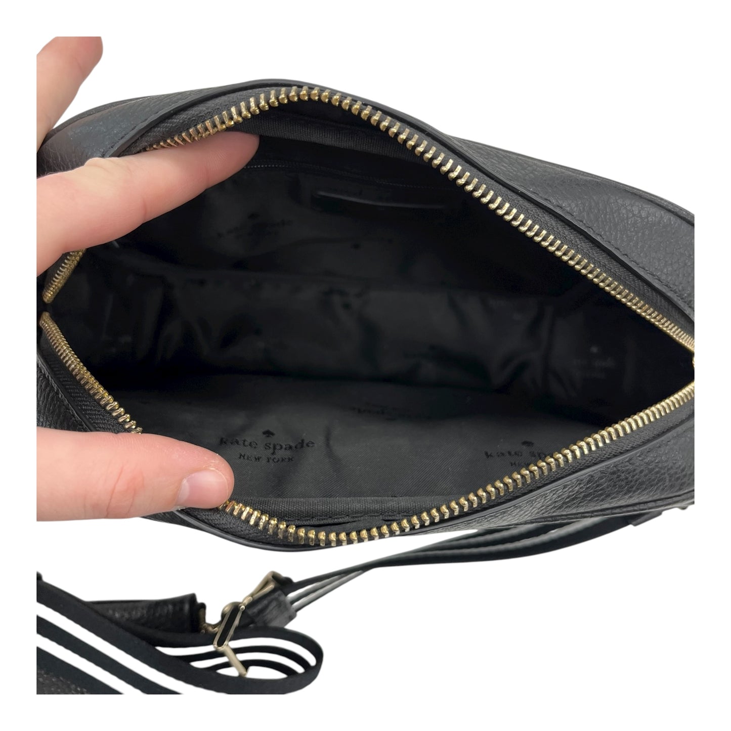 Crossbody Designer By Kate Spade In Black, Size:Medium