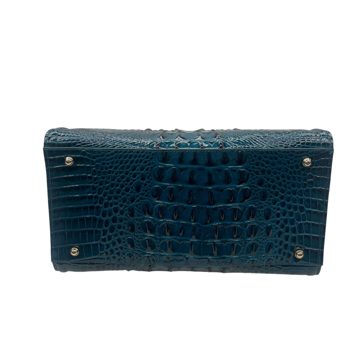 Handbag Designer By Brahmin In Teal, Size:Medium