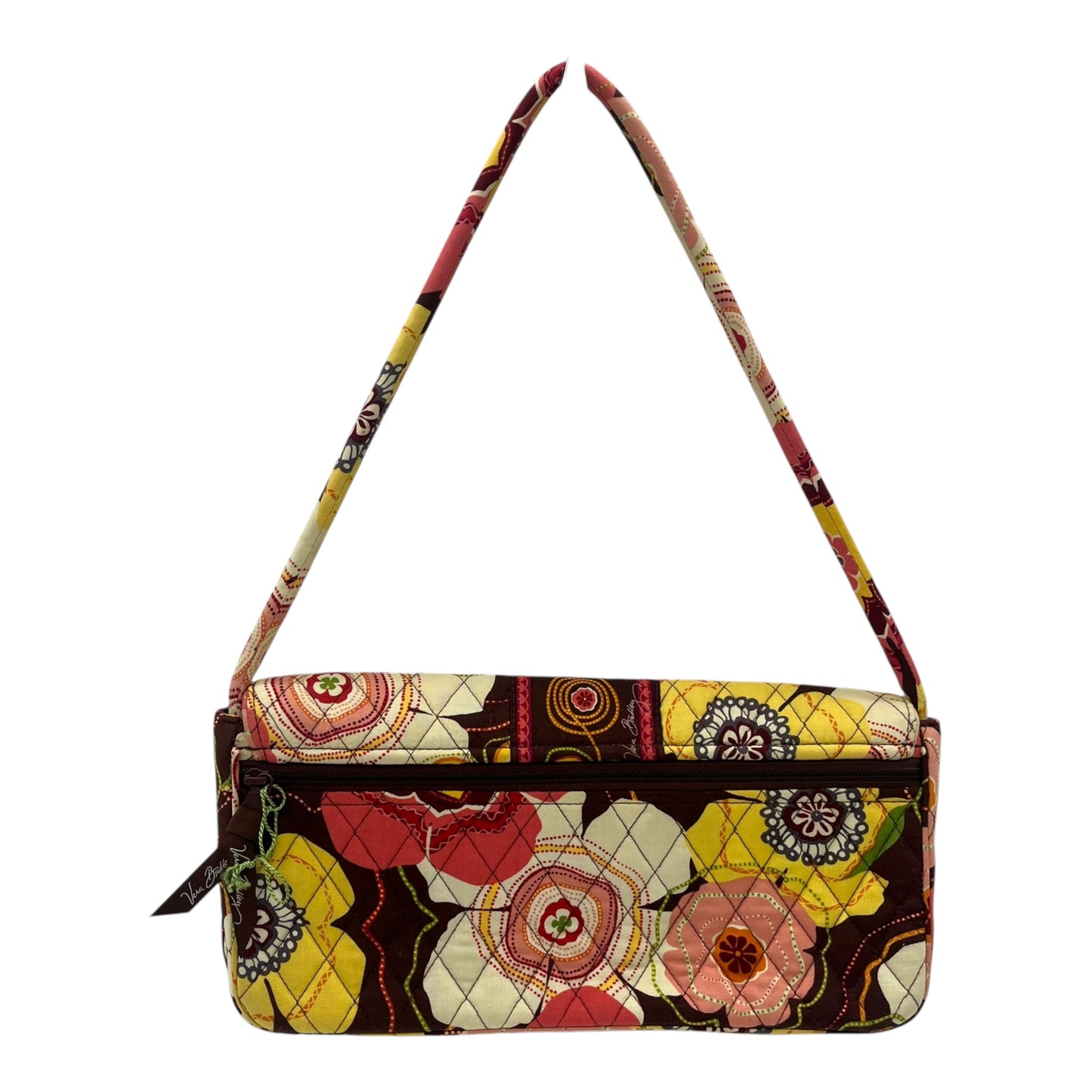 Handbag By Vera Bradley In Brown & Red, Size:Medium