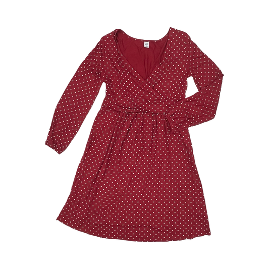 Mat Dress By Old Navy In Red & White, Size:S