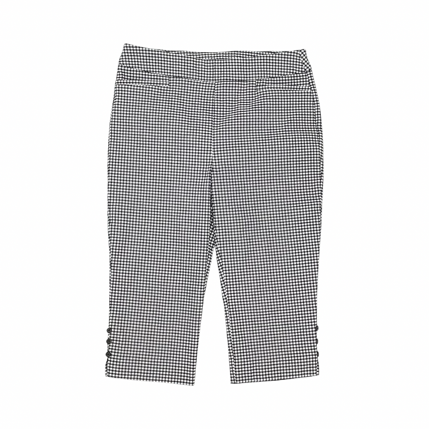 Pants Cropped By Chicos In Black & White, Size:8