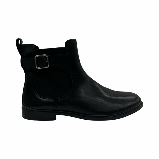 Boots Ankle Flats By Ecco In Black, Size:7.5