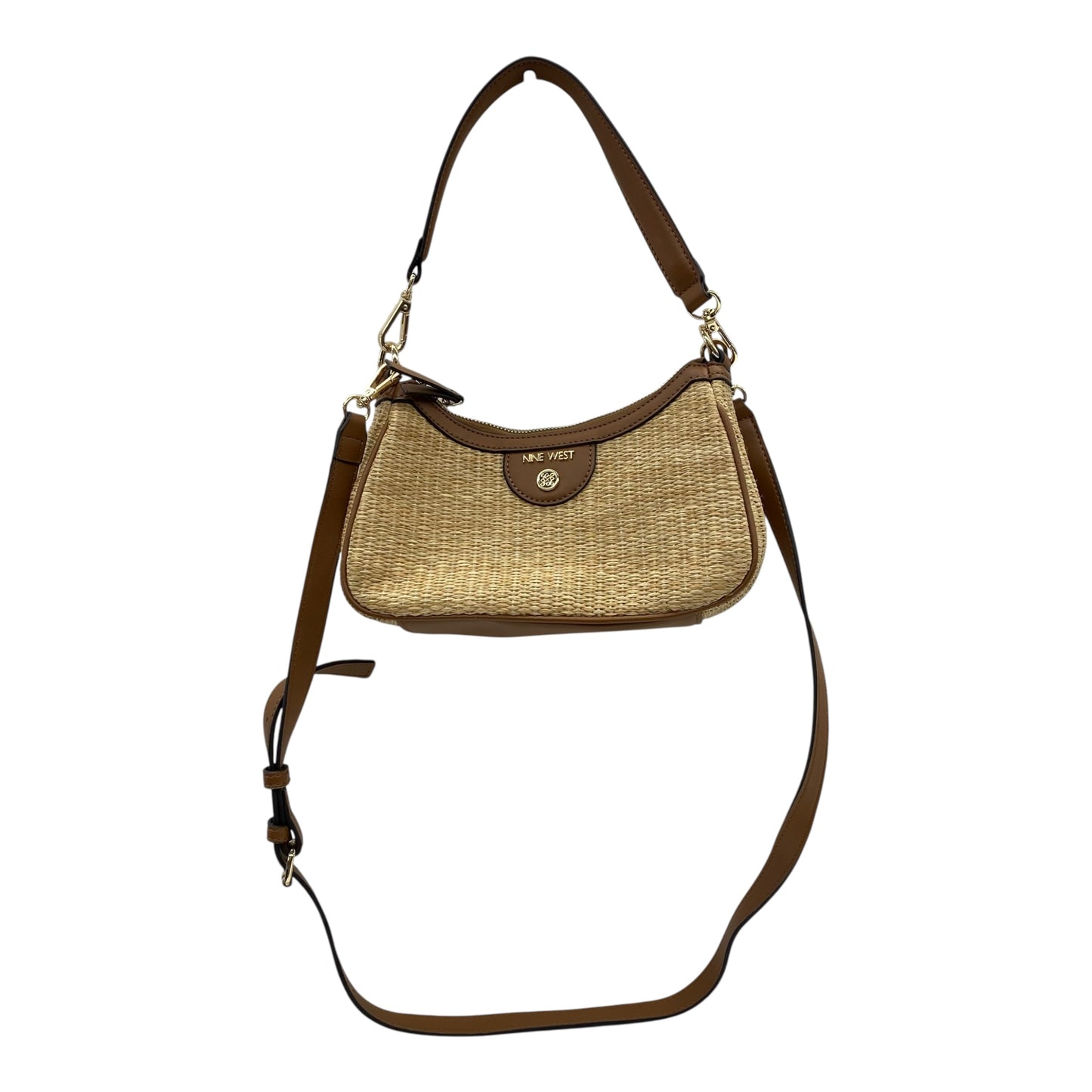 Handbag By Nine West In Tan, Size:Small
