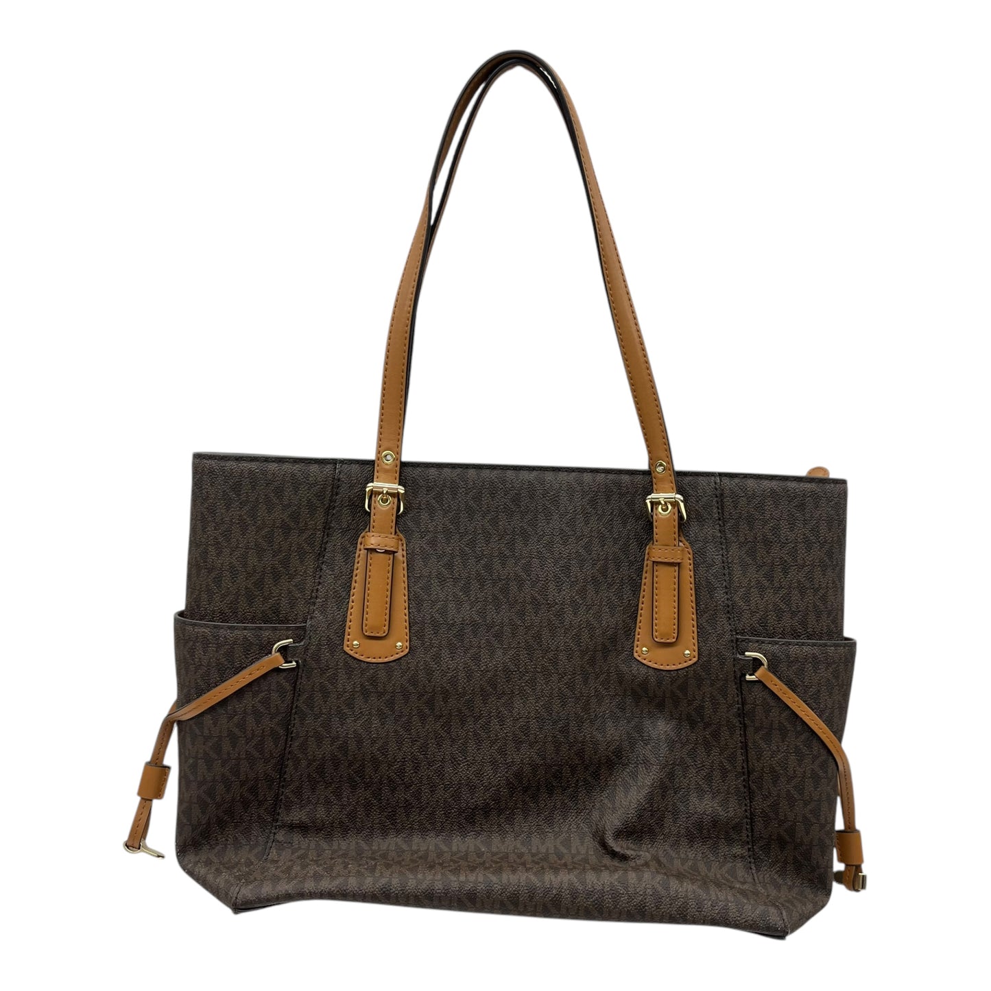 Tote Designer By Michael Kors In Brown, Size:Medium