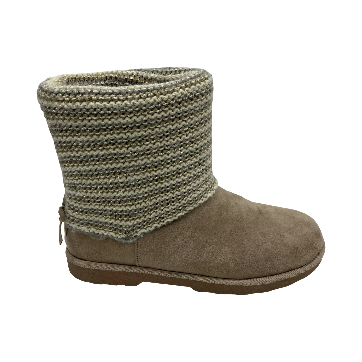 Boots Ankle Flats By Clothes Mentor In Brown, Size:8.5