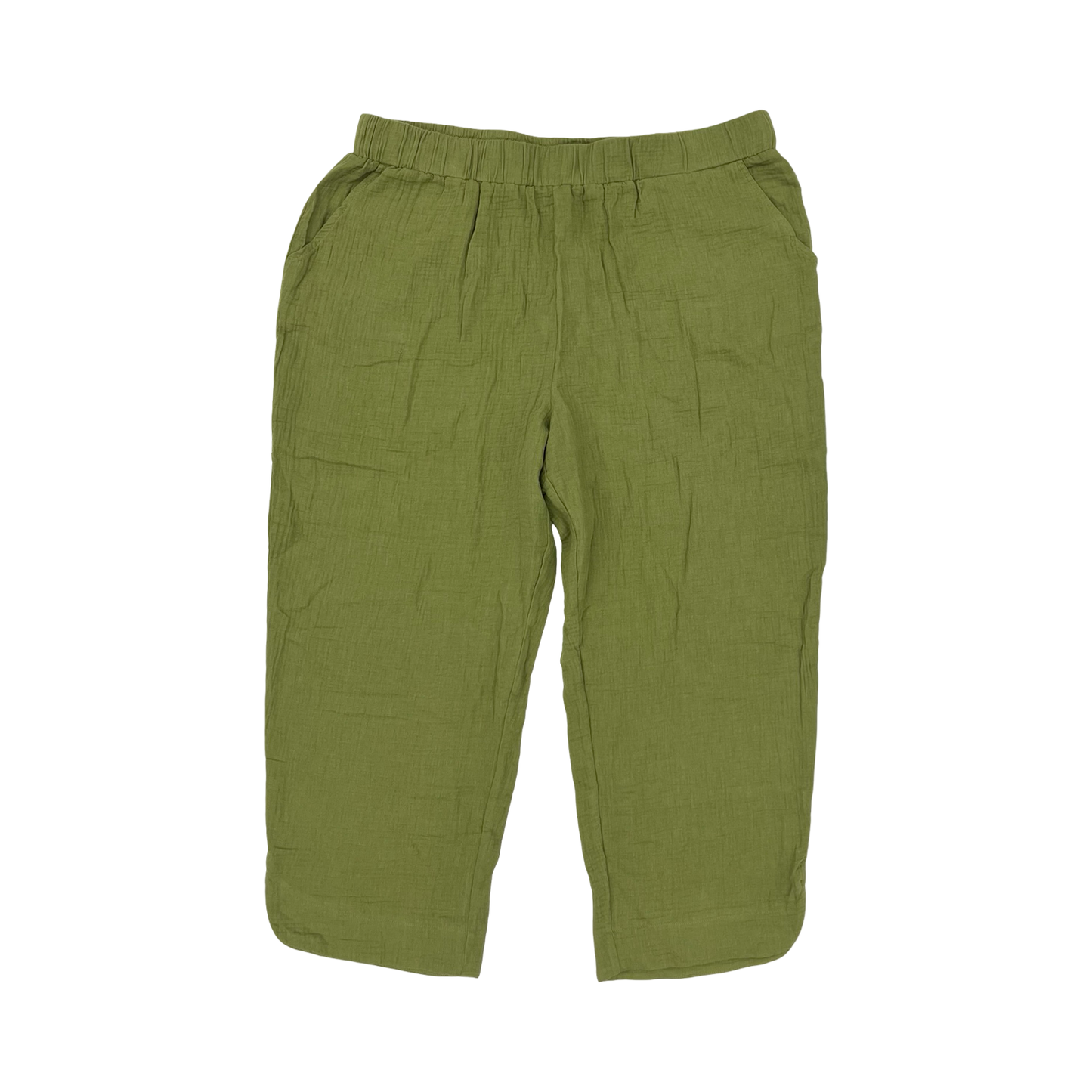 Pants Wide Leg By Joan Rivers In Green, Size:1X