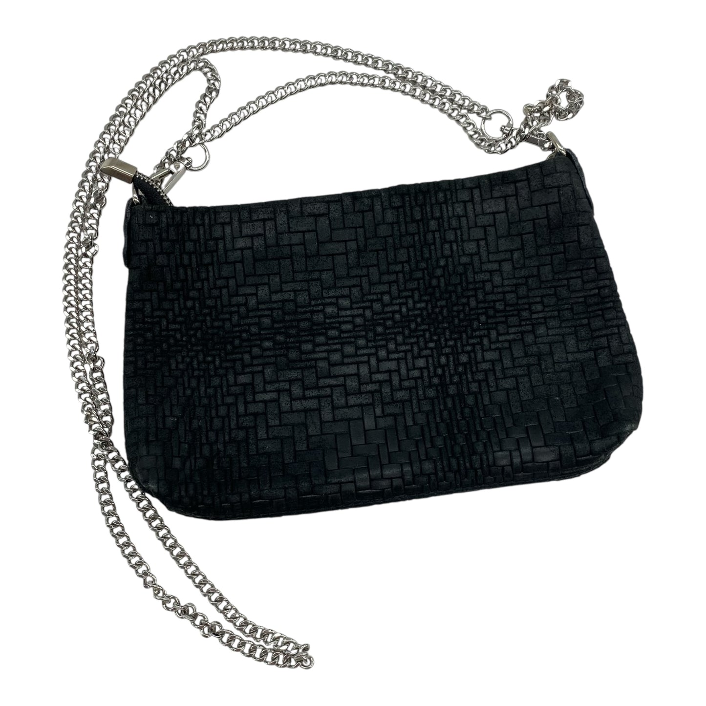 Handbag Leather By Anna Maxwell In Black, Size:Medium