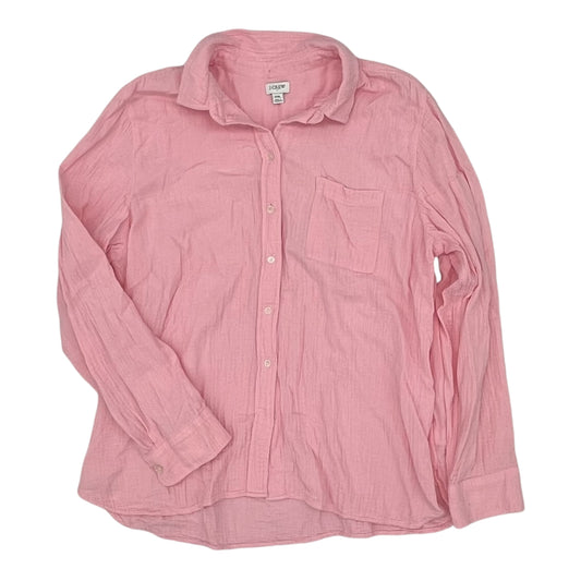 Top Ls By J. Crew In Pink, Size:Xxl