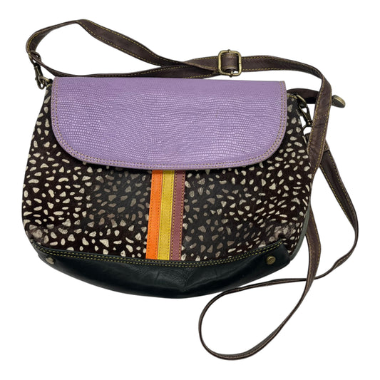 Crossbody By Clothes Mentor In Animal Print, Size:Medium