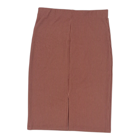 Skirt Midi By Clothes Mentor In Orange, Size:L