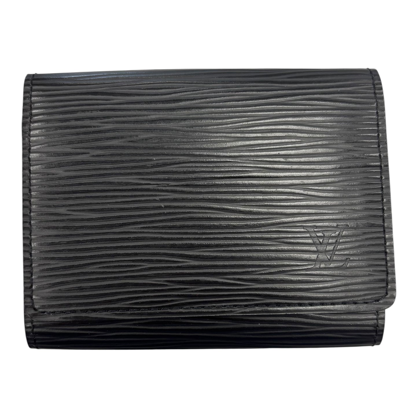 Wallet Luxury Designer By Louis Vuitton In Black, Size:Small