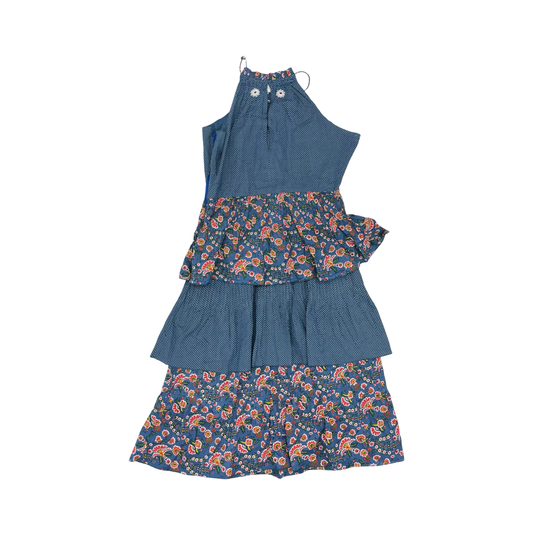 Dress Party Midi By Clothes Mentor In Multi, Size:L