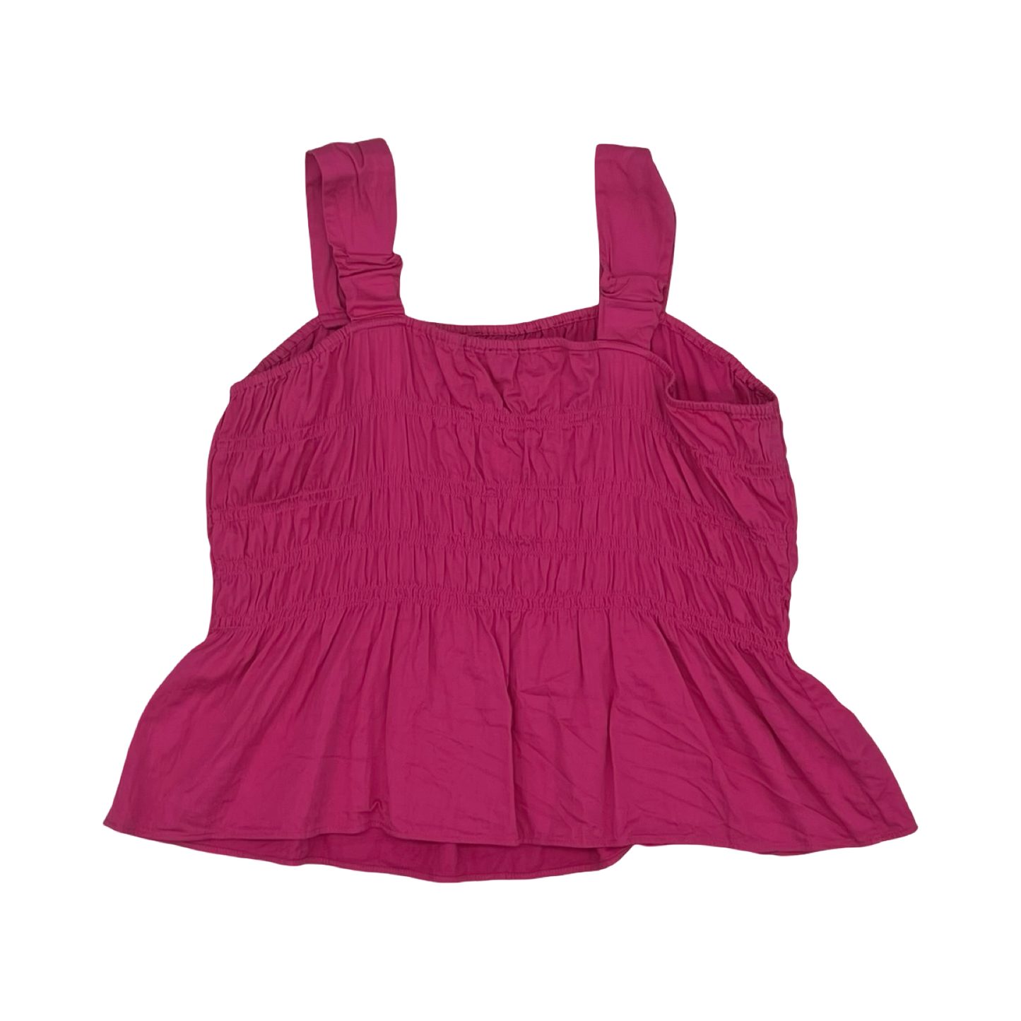 Top Sleeveless By Ann Taylor In Pink, Size:L