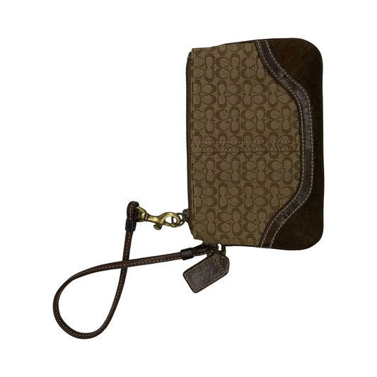 Wristlet Designer By Coach In Brown, Size:Small