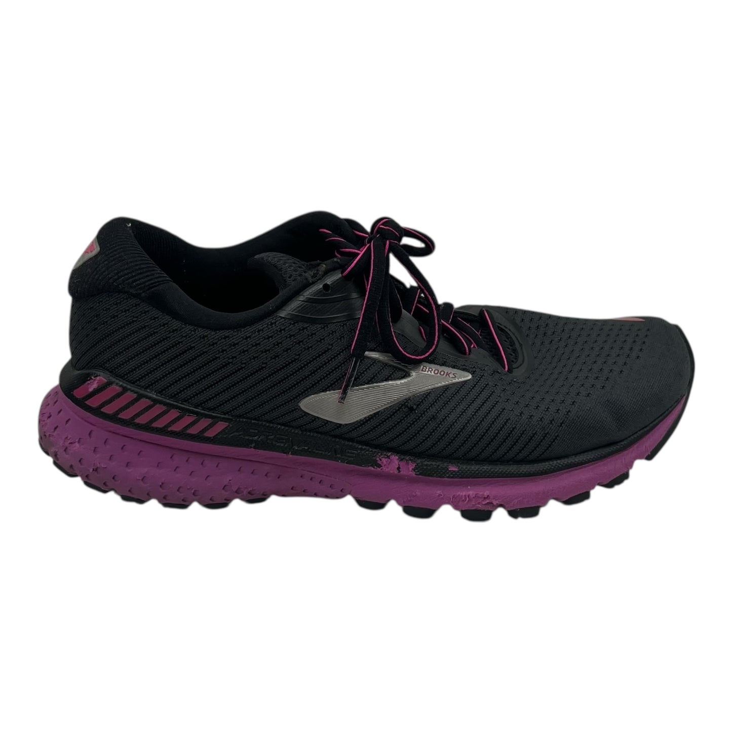 Shoes Athletic By Brooks In Black & Purple, Size:10