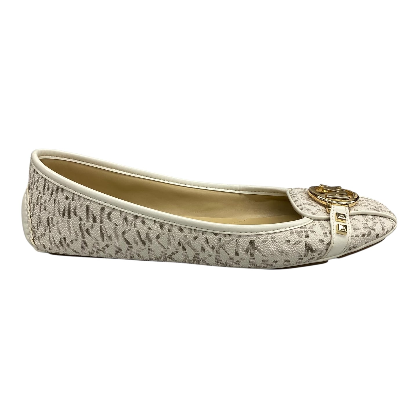Shoes Designer By Michael Kors In Cream, Size:11