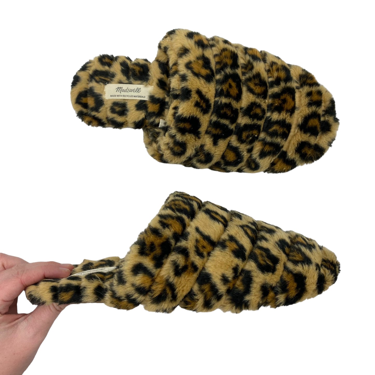 ANIMAL PRINT SLIPPERS by MADEWELL Size:8