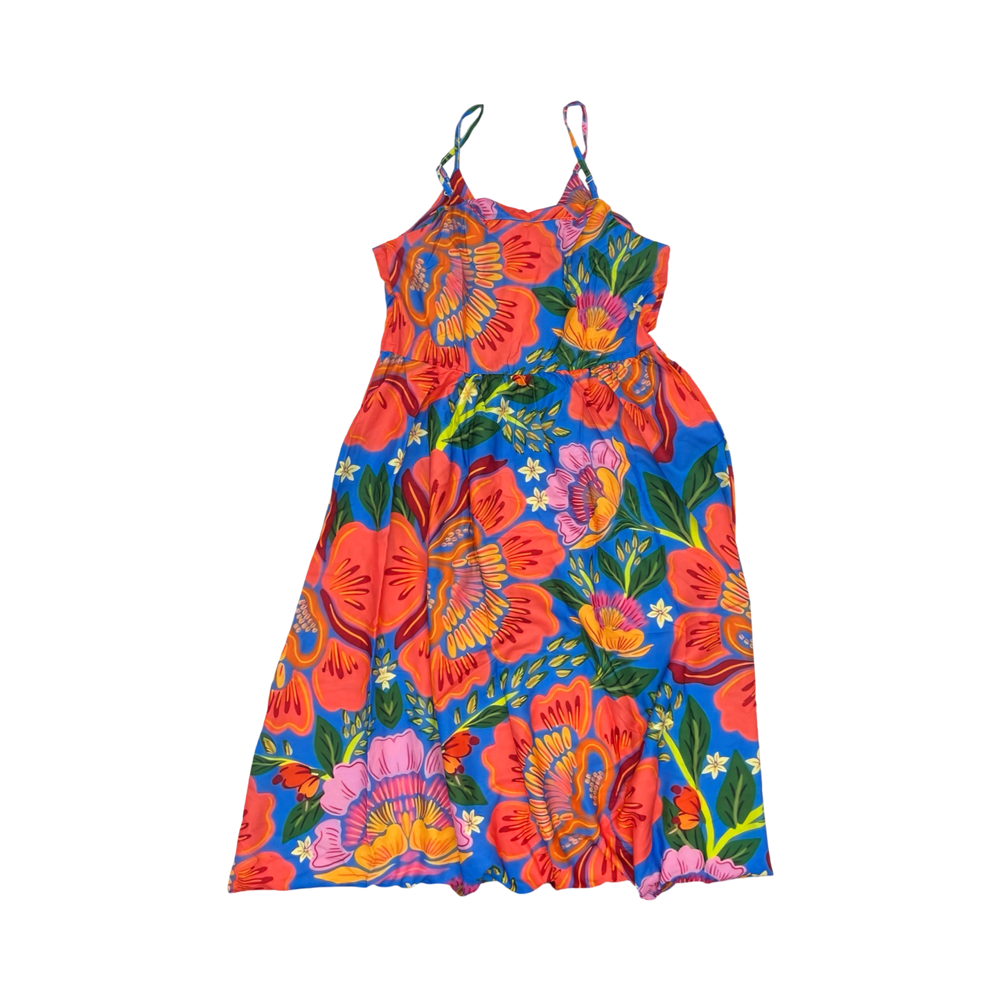 Dress Casual Maxi By Clothes Mentor In Tropical Print, Size:Xl