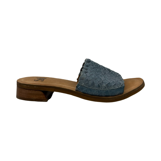 Sandals Flats By Sofft In Blue, Size:7.5