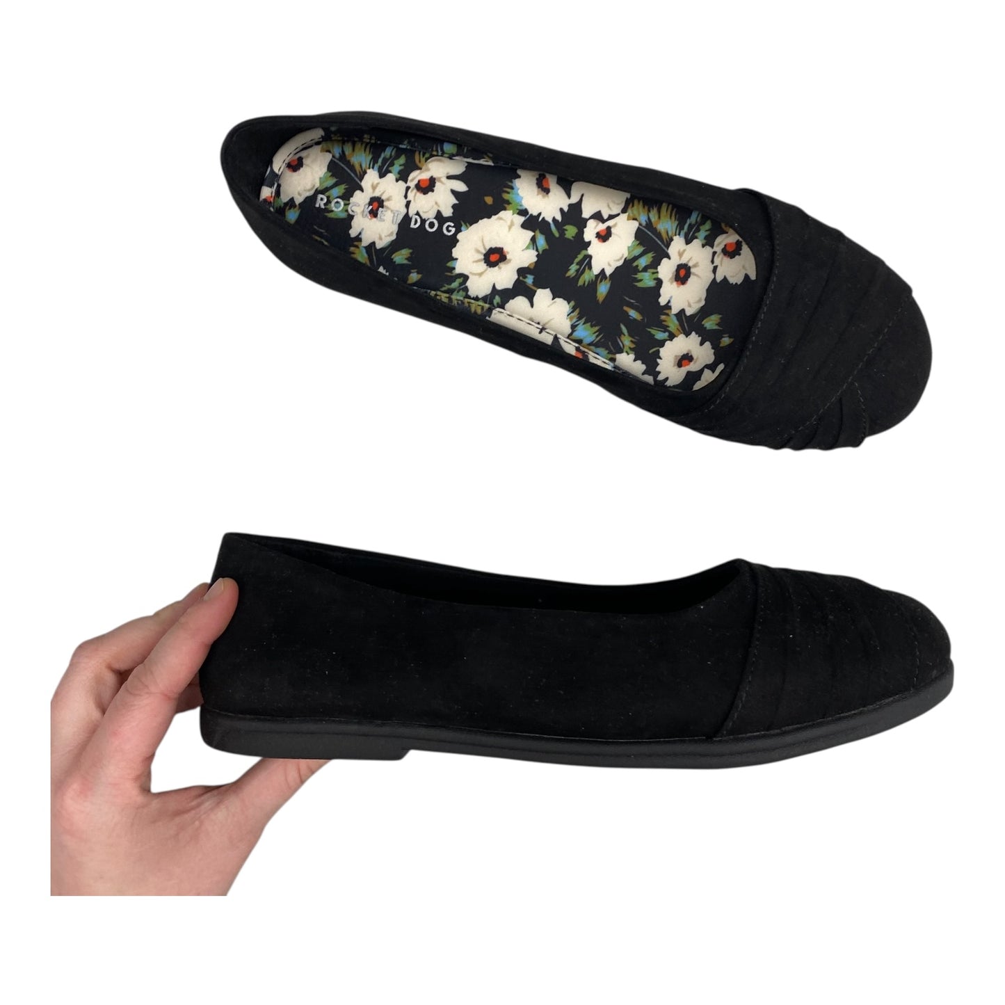 Shoes Flats By Rocket Dogs In Black, Size:10
